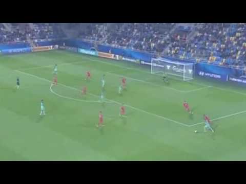 Daniel Podence Goal vs Macedonia U21