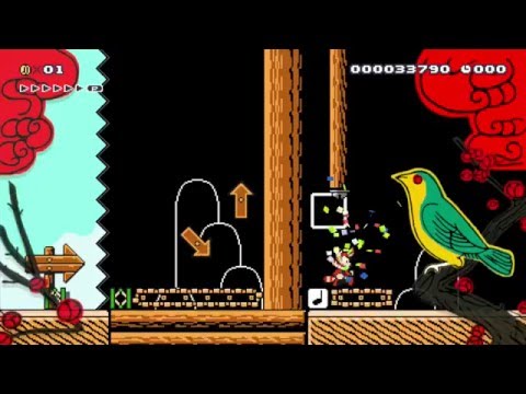 Super Mario Maker - SMB3 Tail Whip Shellevator