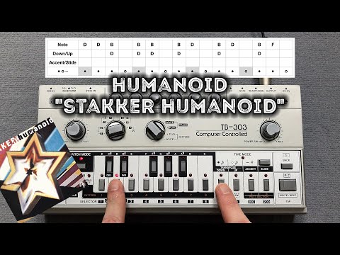 Humanoid "Stakker Humanoid" – Roland TB-303 Pattern, Acid, Techno, House, Behringer TD-3, ABL
