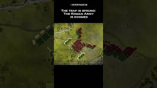 How did Hannibal trap the Roman army at Cannae? ⚡️