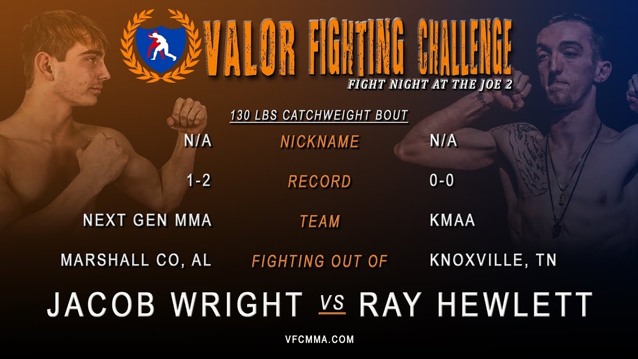 VFC 55 Jacob Wright vs Ray Hewlett