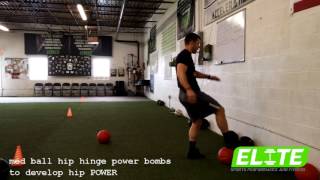 Med Ball Hip Hinge Power Bomb