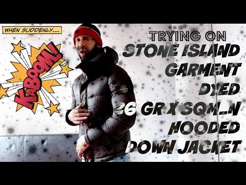 Trying on STONE ISLAND GARMENT DYED JACKET | FULL REVIEW