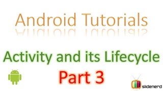 #11 Android Activity Lifecycle Part 3- Android Tutorial For Beginners [HD 1080p]