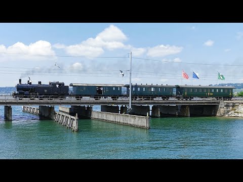 Überfuhr des 1920er-Zugs durch Eb 3/5 5819