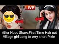 June 13 2023 After Head Shave My First Hair Cut Indian Woman Pixie Haircut Part 2 Full Video