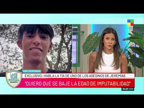 🔴 La palabra de la TÍA de uno de los ASESINOS de JEREMÍAS MONZÓN