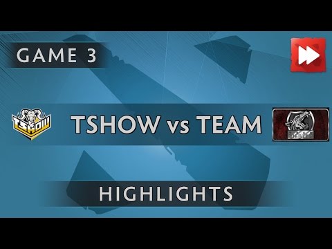 TShow vs Team DileCom [Game 3] World Electronic Sports Games International - Dota Highlights