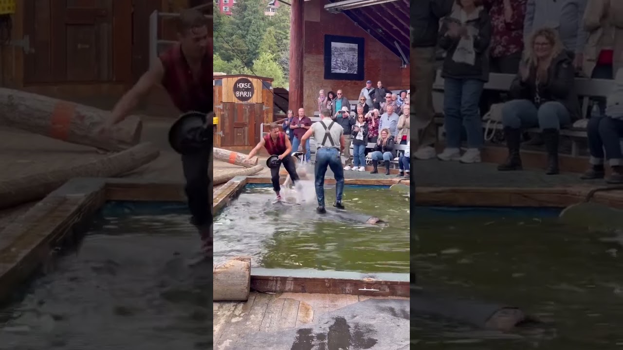 Turbo Tom | Log rolling match at The Great Alaskan Lumberjack Show 2022