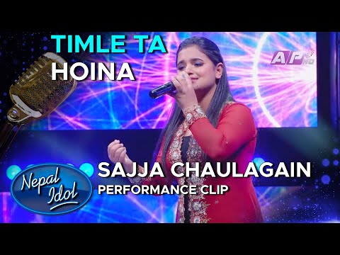 Timle Ta Hoina | Sajja Chaulagain | Coca-Cola Nepal Presents Nepal Idol Season 3 | AP1HD
