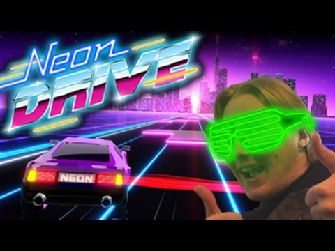 The Future Needs Lasers! Neon Drive | Neos Plays