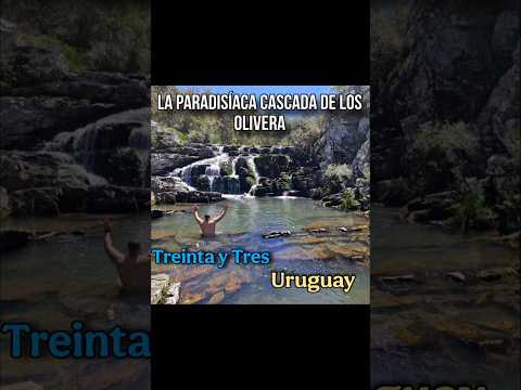 Esta es la paradisíaca Cascada de los Olivera (Treinta y Tres 🇺🇾) junto a @tipsuruguayos