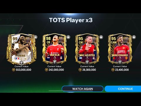 TOTS GLITCH! Unlimited TOTS Pack Opening Ft Haaland, Foden, Dijk, Viera In FC Mobile 24