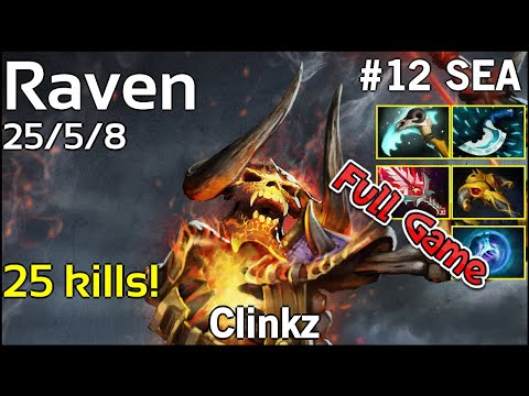 Raven [TNC] Clinkz - Dota 2 Full Game 7.16