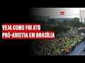 Apoiadores De Bolsonaro Fazem Ato Pela Anistia Em Brasília