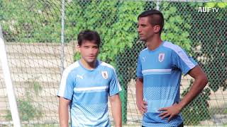 Primer entrenamiento en la selecci�n