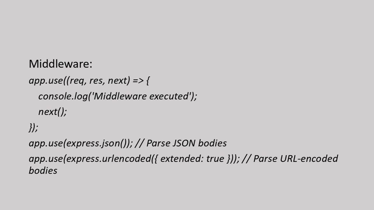NodeJs Handy Reference