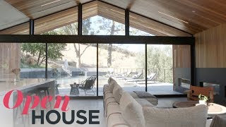 Saddle Peak Glass House in the Santa Monica Mountains | Open House TV