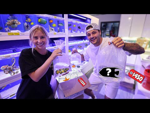 SHOPPING SPREE for My SALTWATER AQUARIUM!! (Girlfriend Picks)