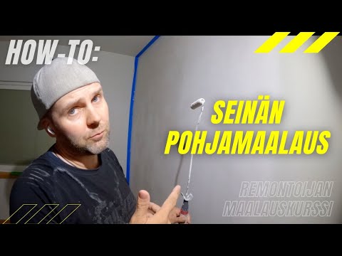 How-To: Seinän pohjamaalaus