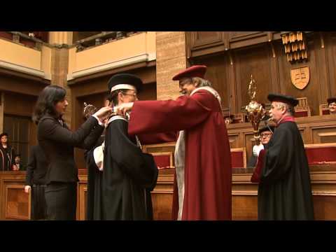 Inaugurácia rektora Univerzity Komenského a dekanov jej fakúlt