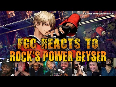 FGC reacts to Rock's POWER GEYSER (English - CAPTIONS) || 餓狼伝説 FATAL FURY - CotW