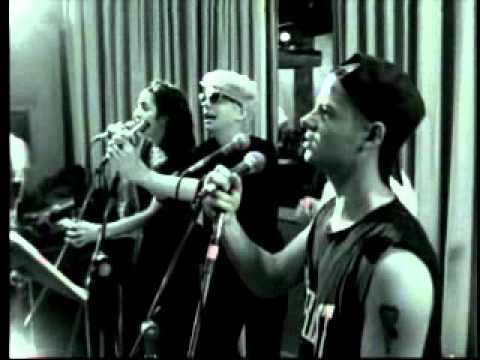 Marisa Monte e Titãs ensaiando em 1992