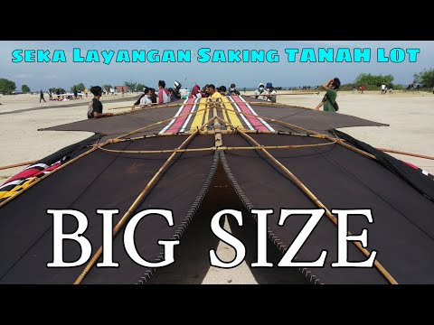 Bebean BIG SIZE, Seka Layangan Semeton Saking TANAH LOT, Pantai Merta Sari, Sanur.