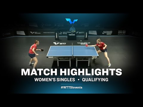 Katerina Tomanovska vs Linda Zaderova | WTT Contender Laško 2021 | WS | Qual