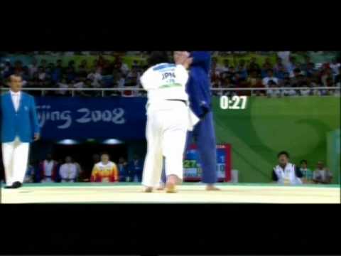 Beijing games Judo 78kg+ final the last 43 seconds 北京奧運 佟文 最后43秒