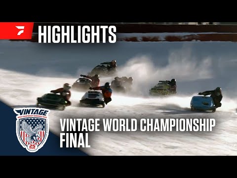 25th Vintage World Championship Snowmobile Race at Eagle River 1/11/26 | Highlights