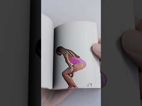 Gymnast Alex at sunrise slowmotion - Flipbook #Creativity #Flipbook