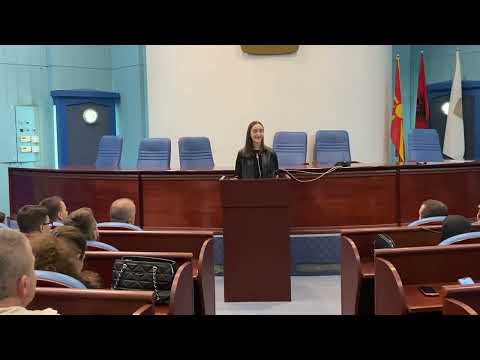 Gerta Ramadani - Fjalimi i kandidates në trajnimin “Të folurit në publik”