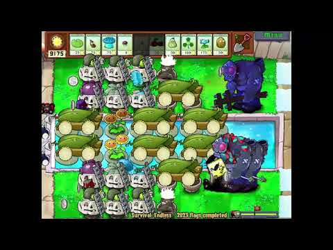 8 Cob Cannon Build Demonstration Flag 1-20 | Survival Endless