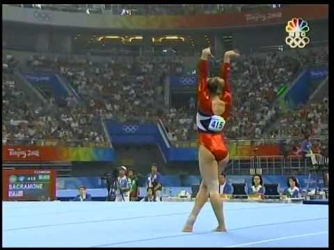 Alicia Sacramone (USA) : 2008 Beijing Olympics : Qual FX