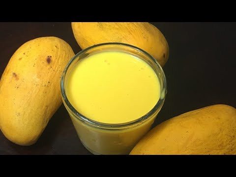 How to Make mango Milkshake for babies toddlers|weight Gaining baby food
