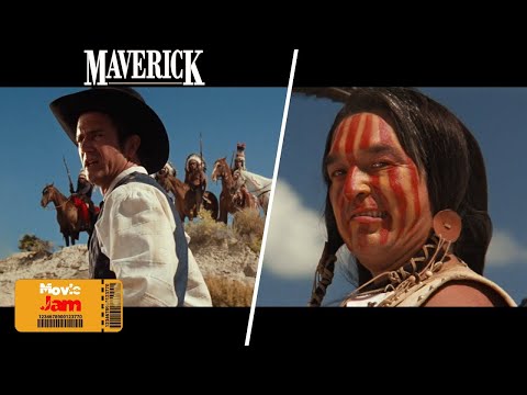 Maverick (1994) | Mel Gibson vs Indianie