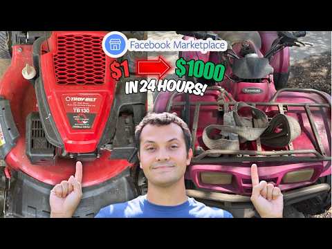 How to turn $1 into $1000 in 24 hours using Facebook Marketplace! (Fastest side hustle)