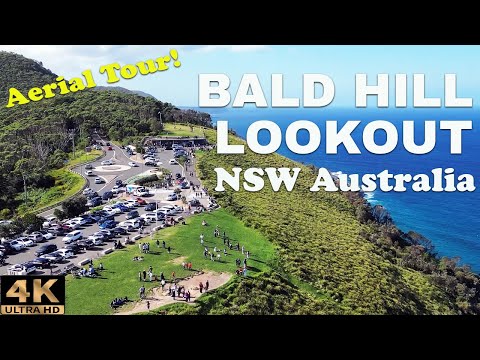 4K Aerial Tour: Breathtaking Beauty of Bald Hill Lookout from a Bird's Eye View