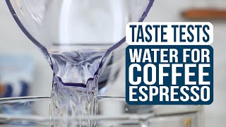 Ultra-Pure Water for Coffee and Espresso?