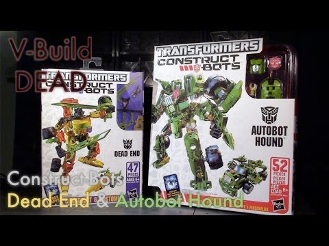 Construct-bots Dead End & Autobot Hound - V-Build 46