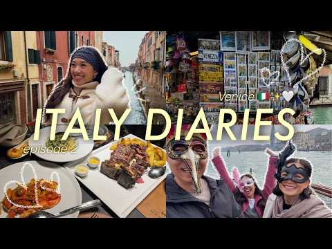 italy 2026 diaries 🇮🇹✨ part 2: exploring VENICE & celebrating carnival!