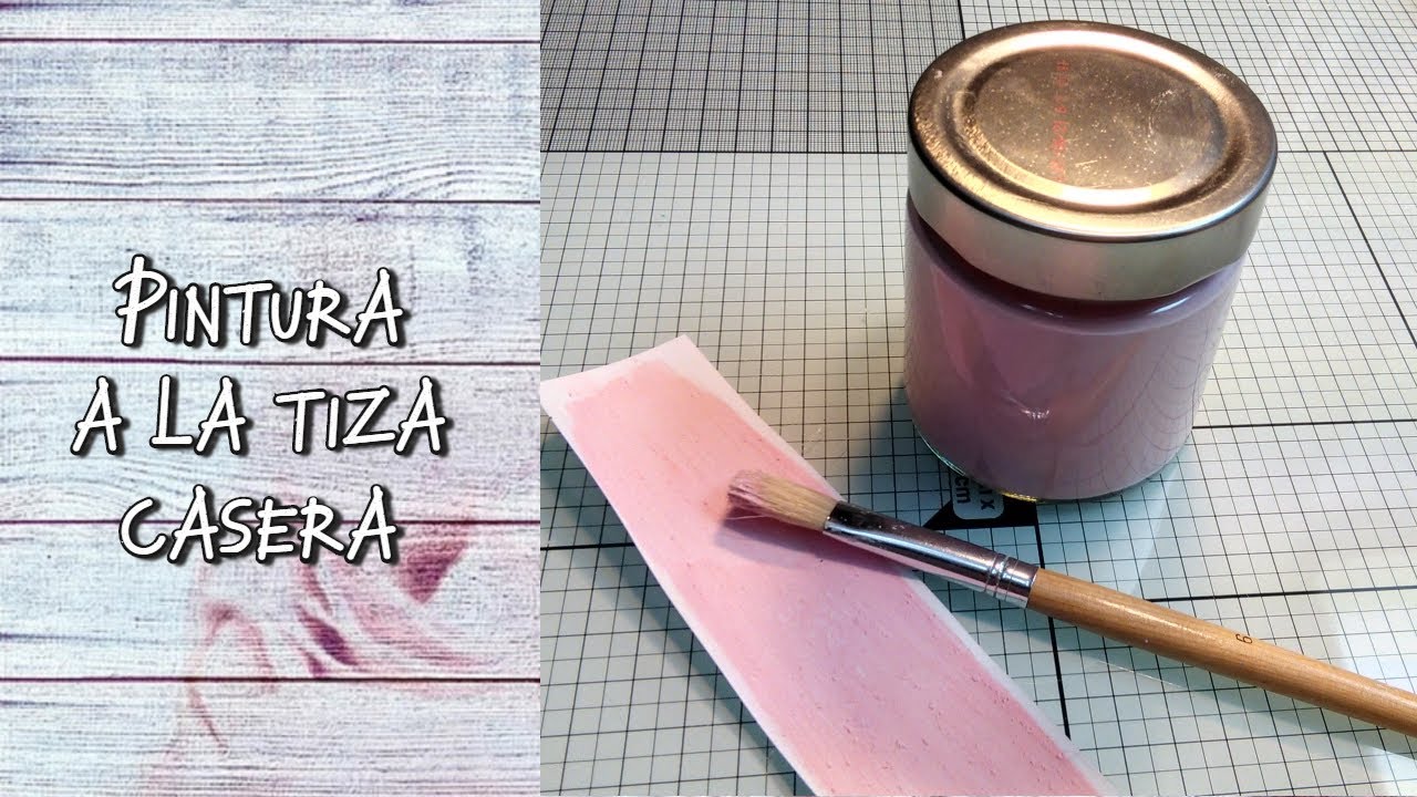 Pintura a la tiza casera, paso a paso.