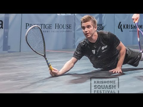 Dive + perfect drop | Piotr Hemmerling | Krishome Squash Festival