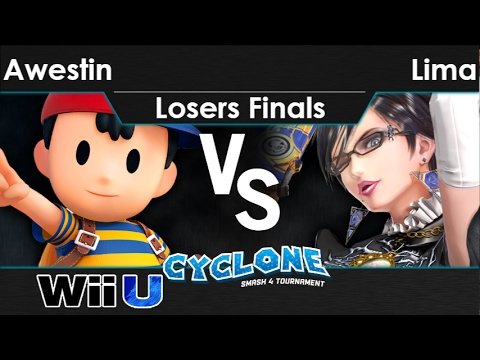 Cyclone 2 - SS | Awestin (Ness) vs Lima (Bayonetta) Losers Finals - Smash 4