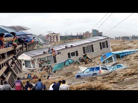 Scary Natural Disasters in Indonesia in seconds! Monster Flash Floods/Landslide/Earthquake/Storm Ep2