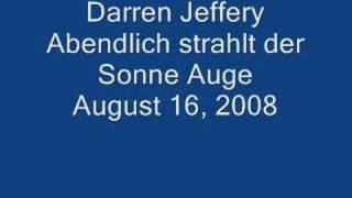 Darren Jeffery - Abendlich strahlt (Audio only)