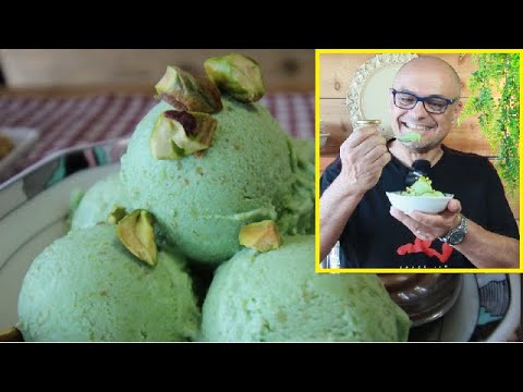 GELATO AL PISTACCHIO senza gelatiera RICETTA GELATO AL PISTACCHIO