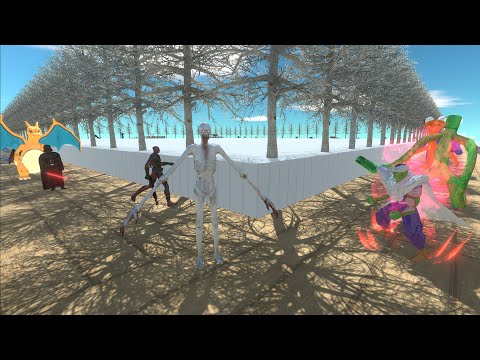 SCP - 096 DEATH RUN - Animal Revolt Battle Simulator