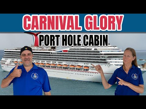 Thumbnail for Carnival Glory Port Hole Cabin 2216 | Tall Man's Cruise Adventures